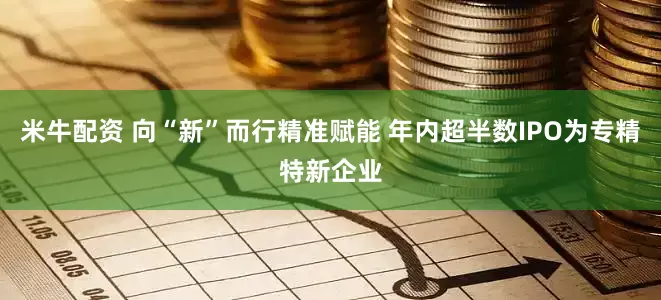 米牛配资 向“新”而行精准赋能 年内超半数IPO为专精特新企业
